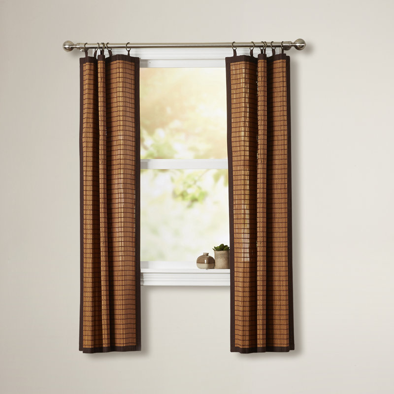 Bay Isle Home Pelico SemiSheer Ring Top Single Curtain Panel & Reviews